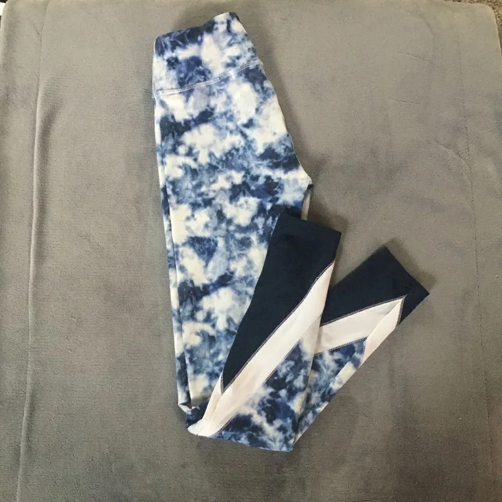 Hollister leggings tie die look sz xs